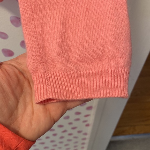Iris Singer Light Pink 100% Cashmere Sweater - Picture 3 of 4
